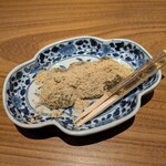 好日 - 甘味：鹿児島県産の本わらび粉を使用したわらび餅、黒豆きな粉。