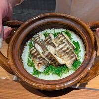 好日 - 土鍋で炊いた ”龍の瞳” にカマスと万願寺。