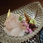 龢 - 【H26.8.30】お造りは北海道産の鮃。一晩のみ熟成。