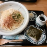 福乃屋 - おにぎりセットＢ（ぶっかけうどん）大盛り　650円