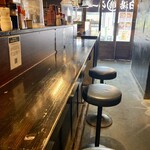 麺屋 光月 - カウンター風景