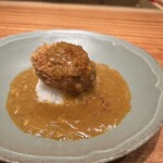 京町堀 なかむら - ミンチカツカレー
