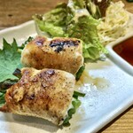 むこのっそん - 鶏のネギ巻焼