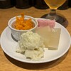 &243 - おつまみ盛り合わせ(ポテサラ、ナッツとにんじんのラペ、冷製おでん、サラミハム)