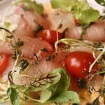 LA BODEGA-CUCHAREO - 魚介のカルパッチョ
