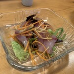 すし処 大敷 - 鰺サラダ