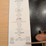 寿し処永遠 - メニュー