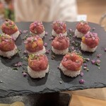 寿し処永遠 - トロタク提供前にも写真タイム