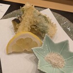 寿し処永遠 - 天ぷら盛合せ