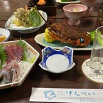 げんべい - 料理写真:お刺身最高！伊勢海老も