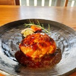 まいにち農園食堂 オーガニックパパキッチン - ハンバーグ・ジャポネソース