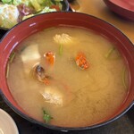 すし屋 赤兵衛 江北店 - かに汁