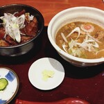 知床くまうし - すった生姜はラーメンにいれるらしい