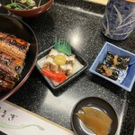 うなぎ料理 くりはら - 白焼　辛子酢味噌