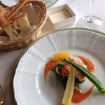 サバティーニ・ディ・フィレンツェ - 夏のアフタヌーンランチのパンと前菜