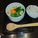 やっちろ - 茶碗蒸しはコーンと雲丹が…お腹パンパンでもするりと