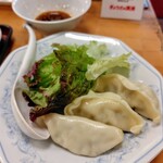 ぎょうざの満洲 - 水餃子270円。