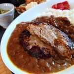 GOHAN-YA あたしんち - ハンバーグ断面