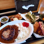 GOHAN-YA あたしんち - 生タマハンバーグタマカレー御膳 (お値段お任せ)