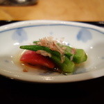 鮨 波やし - ［10回目］鳥取のトマト・オクラ