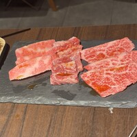 焼肉 じゅん - 小形牧場牛 肉盛り 150g  カルビ/赤身/ロース