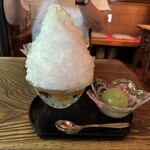 天野屋 - かき氷(クリームあんみつ)
