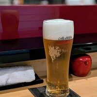 蛇の市 本店 - ノンアルビールもしっかりグラスに注がれていて、丁寧な仕込のネタを口に運びながらいただくと、それなりにゆとり有る気分になりました。