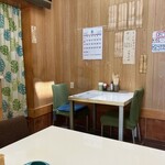 鷹の羽食堂 - 店内　※2人席