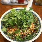 ラーメン･餃子 ハナウタ - 麻辣香湯 パクチートッピング