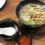 AUNG MYANMAR - 豚の内臓串