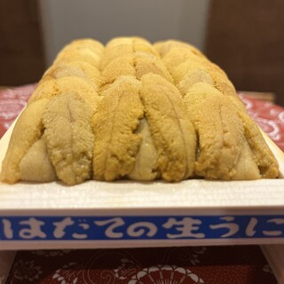 極上はだて生うに・熊本馬刺しと宮崎和牛コース