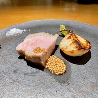 malca - ⑧ 米沢豚、ロース、炭火焼き