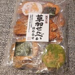 明治屋 - 料理写真:草加煎餅詰め合わせ(518円)