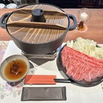 お一人様すき焼 ひとすき - 料理⑤