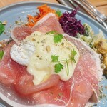 CAFE DULCET - 生ハムエッグクリームチーズトースト