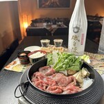 お一人様すき焼 ひとすき - 料理②