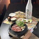 お一人様すき焼 ひとすき - 料理①