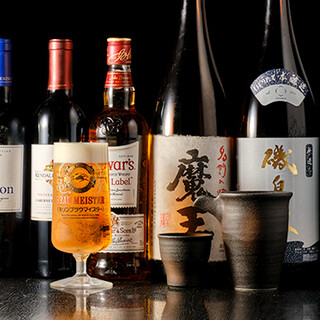 焼肉に合う銘柄を多数ご用意。日本酒や焼酎を始め多彩なドリンク
