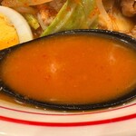 蒙古タンメン中本 - スープアップ