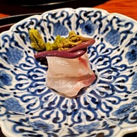 日本料理 太月 - 明石の鯛、わらび