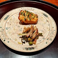 日本料理 太月 - アイナメ木の芽焼き、山菜のきんぴら