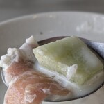 MISO - 生ハムメロン  塩味も優しく合う〜。