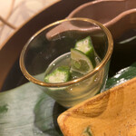 銀座うち山 - オクラの冷製　すだちでさっぱり