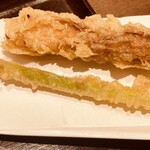 香川 一福 - ＋1本ちくわ天　＋アスパラ天