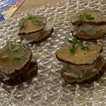 さば料理専門店 SABAR+ - いぶりがっこと薫製さばとクリームチーズ