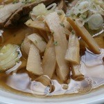 麺処 蓮華 - トッピング　メンマ、ネギ