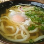 最強月見うどん。