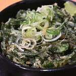 よもだそば - 料理写真:よもぎ天そば＠税込580円