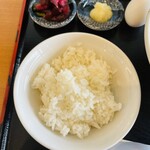 萩ノ宮製麺所 - 半ライス