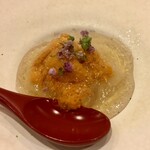 鮨 大門 - 雲丹の逸品